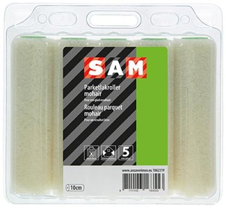 SAM parketlakroller [5x] - mohair - 10 cm 