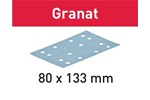 Festool Stickfix schuurstroken (10x) - 80x133mm - Granat - korrel 120 - 497129