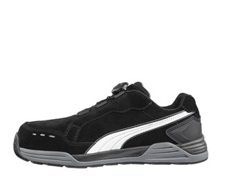 Puma werkschoenen Airtwist Disc sluiting S3 laag zwart maat 43