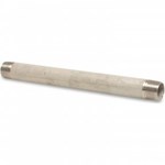 Pijpnippel - Fig.23 - RVS - buiten/buiten - 1.1/4" - 80mm