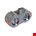 duoinbouwdoos koppelbaar 50 mm met tuit 4515000