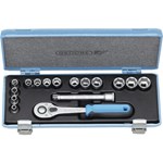 GEDORE doppendoos - 30 JMU-10 - 3/8 inch - 6-19 mm - 16-delig