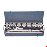 GEDORE dopsleutelset - 1" - UD-profiel - 36-80mm - in koffer - 15-delig