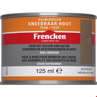 Frencken kneedbaar hout - CL - 125 ml - teak