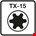 Dynaplus unischroef [200x] - AR-COATING - platkop - TX-15 - 3.5x30mm