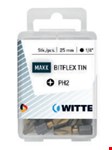 Witte phillips bits MAXX Bitflex tin [5x] - 1/4'' - PH 2 - 25 mm