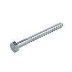 Hoenderdaal houtdraadbout - VZ - SW-12 - 7x50mm