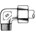 Ermeto - inschroefkoppeling - haaks - 12Sx3/8BSPT - WE12SRCF