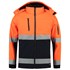 Tricorp softshell jack - Bi-color - Safety - 403007 - fluor oranje/marine blauw - maat 5XL