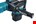 Makita accu combihamer - HR005GZ01 - SDS-Max - 40V Max - excl. accu en lader - met AWS zender - in koffer