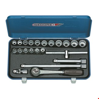 GEDORE doppenset - D 30 HMU-3 - 3/8 inch - 6-22 mm - 23-delig