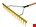 Talen tools L24C polyhark recht met steel en rand