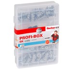 fischer Profibox - GK gipsplaatpluggen-, spaanplaatschroeven- en hoekhakenset - 101-delig - 518528