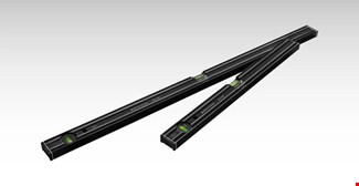 Stabila 80 AS Dark Shadow waterpassen 60cm + 100cm  