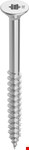 HECO-FIX-plus spaanplaatschroeven - platkop - 4x40 mm - torx RVS A2 - 200 st