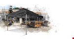Grizzly werktent - GO-WORK - 3x6 m - stalen frame - zwart