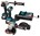 Makita combiset boren, (slag)schroeven en slijpen - DLX3155TJ - 18 V - 2x5,0 Ah accu en snellader - in Mbox