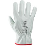 Opsial First Porto lederen werkhandschoen wit naturel - maat 9