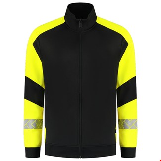 Tricorp Sweatvest Reflective Redefined 306104 Black/Yellow - maat S
