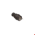 stekker/contactstop rubber 2P+penaarde 16A