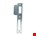 Nemef sluitplaat - P8691/12 - tbv 8691 - draairichting 2-4 - korte lip