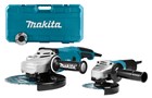 Makita haakse slijperset 230V - DK0054X1 - 125/230 mm - 2 diamantschijven, 1 afbraamschijf en koffer