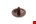 HECO kopgatboringafdekkap - 2.4 x 12mm - 8011 donkerbruin - 500 stuks