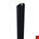 SecuStrip Plus binnendraaiend - 2300mm - zwartgrijs (fijn structuur) - 1010.142.04