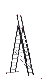 Altrex reformladder 3-delig - Mounter ZR3083 - max. werkhoogte 8,80 m - 3 x 12 sporten