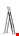 Altrex reformladder 3-delig - Mounter ZR3083 - max. werkhoogte 8,80 m - 3 x 12 sporten