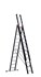 Altrex reformladder 3-delig - Mounter ZR3083 - max. werkhoogte 8,80 m - 3 x 12 sporten