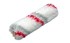 SAM mini muurverfrol [10x] - rood/grijs - polyamide - 11 cm 