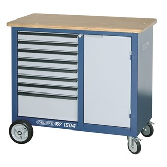 GEDORE verrijdbare werkbank - 1504 0701 - 8 laden