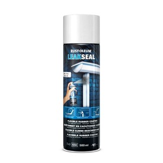 Rust-Oleum rubber spray spuitbus - Supergrip - wit - zijdeglans - 0,5l - spuitbus