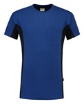 Tricorp T-shirt Bi-Color - Workwear - 102002 - koningsblauw/marine blauw - maat L