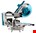 Makita radiaal accu afkortzaag - DLS211ZU - 2x18V - 305mm - excl. accu en lader - met AWS zender - in doos