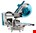 Makita radiaal accu afkortzaag - DLS211ZU - 2x18V - 305mm - excl. accu en lader - met AWS zender - in doos