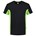 Tricorp T-shirt Bi-Color - Workwear - 102002 - zwart/limoen groen - maat L