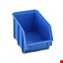 Stapelbak kunststof - 230 x 140 x 137 mm - blauw B3