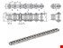 Donghua - Rollenketting - Onderhoudsvrij - SLR - Simplex - 5/8" - BS - 10B-1