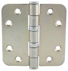Ivana kogellagerscharnieren - 89x89mm - afgerond - rvs en verzinkt