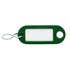 DX sleutellabel met ophangoog en s-haak HL - groen