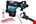 Makita accu combihamer - HR005GZ01 - SDS-Max - 40V Max - excl. accu en lader - met AWS zender - in koffer