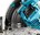Makita accu invalcirkelzaag - DSP600ZJ2 - 165mm - 2x18V - excl. accu en lader - met geleiderail en tas - in Mbox