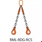 REMA kettingen 2-sprong - RML= topschalm - RDG = inkortklauw - RCS = veiligheidshaak - in opbergbox