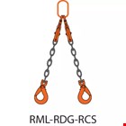 REMA kettingen 2-sprong - RML= topschalm - RDG = inkortklauw - RCS = veiligheidshaak - in opbergbox