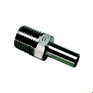 Legris - steelnippel - 10 mm x 1/4" - BSPT - 1820 10 13 - RVS 316L