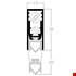 Luvema valdorpel - met rubber - Lu-TO20 - 1330mm