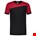 Tricorp 102006 T-shirt bicolor Naden - zwart/rood - maat M