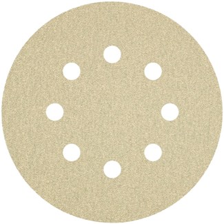 Ivana 56405 ronde schuurschijf [50st] met klittenband 8-gats Ø 125 mm korrel 240